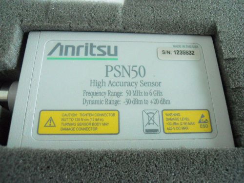 Anritsu PSN50 50 MHz - 6 GHz Power sensor - Used fully tested with warranty