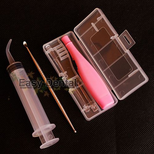 Lighted tonsil stone tonsolith removal tool + irrigation syringe + premium pick for sale