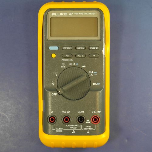 Fluke 87 True RMS Multimeter, Excellent condition. Leads/Probes Screen Protector