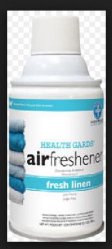 Hospeco health gards fresh linen aerosol air freshener 7 oz can case of 12 for sale