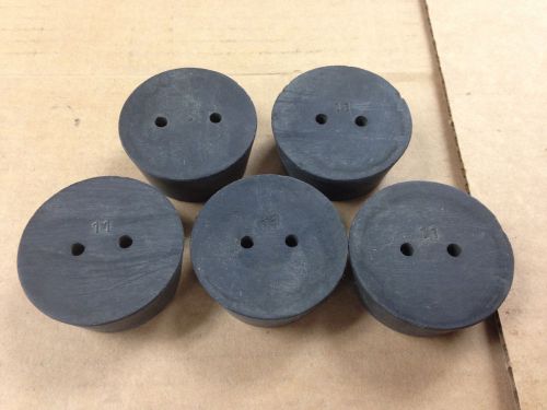 Generic Size 11 Chem Lab Flask Stoppers With 4mm Holes Lot of 5