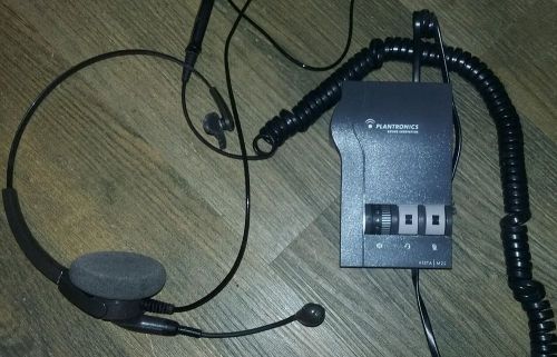 Plantronics Vista MM22 amplifier with headset