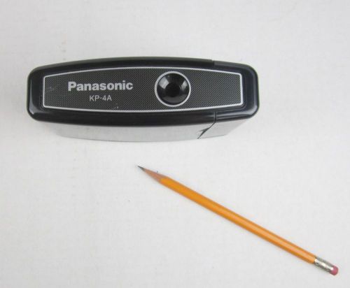 Panasonic KP-4A Battery Powered Portable Pencil Sharpener Black