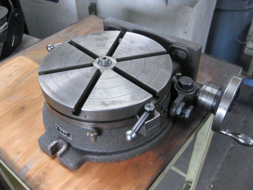 Rare! yuasa news 10&#034; horizontal / vertical rotary indexing table. pristine! for sale