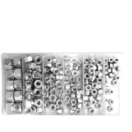 Neiko 50432A Nylon Lock Nut Assortment 150 Piece