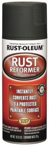 (9 CANS) RUST-OLEUM 248658 Rust Reformer, Black, 10.25 Oz.