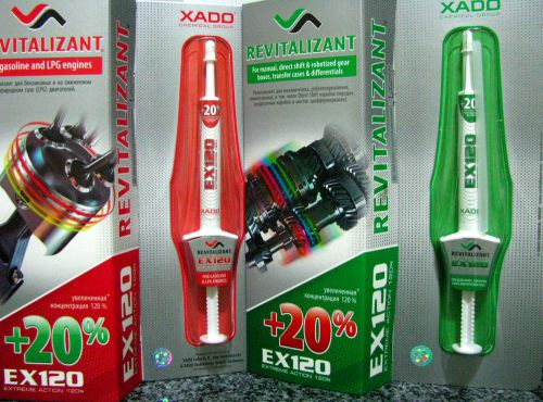EX120 XADO 1 for gasoline,LPG engines+1for Manual Gearbox,Direct Shift&amp;different