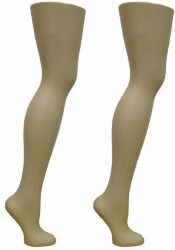 2 Free Standing Female Mannequin Leg Sock And Hosiery Display Foot 28 Tall Or