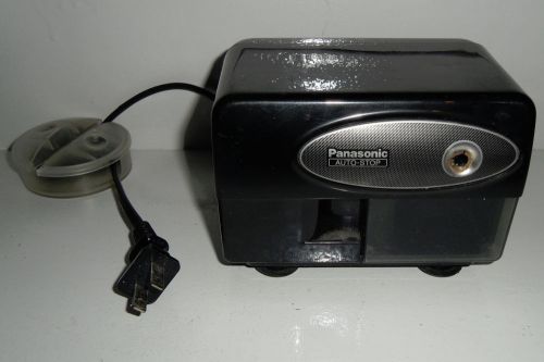 Panasonic Electric Pencil Sharpener KP-310 with Auto-Stop Black TESTED + WORKS!