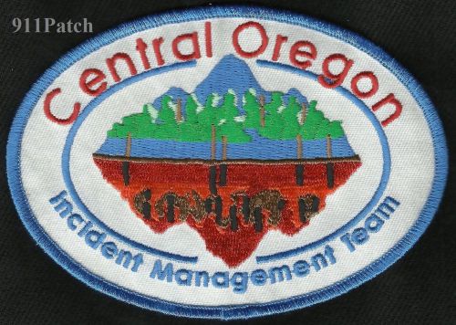 CENTRAL OREGON - Incident Management Team Wildland FIREFIGHTER Patch HOTSHOTS