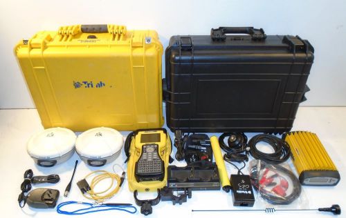 Dual trimble r8 model 2 glonass gnss complete gps rtk package. trimmark 3, tsc2 for sale