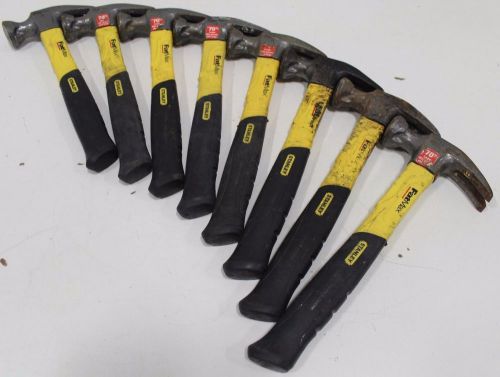 Set of (8) Stanley 20 Ounces FatMax Rip Claw Graphite Hammer 51-508