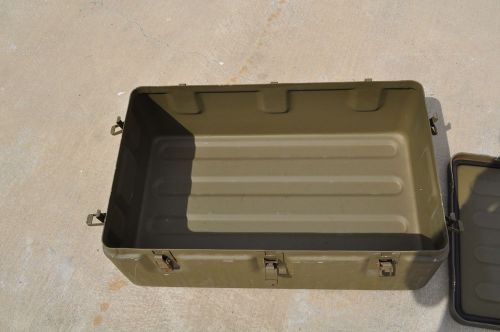 Aluminum Military Medical Chest 32x20x11 Watertight Survival HD Storage Box
