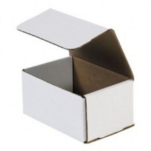 White Corrugated Cardboard Shipping Boxes Mailers 8&#034; x 7&#034; x 6&#034; (Bundle of 50)