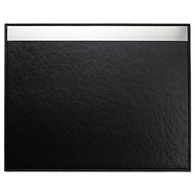 Architect Line Desk Pad, 24 x 19, Black/Silver, Sold as 1 Each