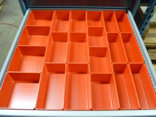 65pc 3&#034; Deep Organizer Storage Bins Toolbox Tray  Dividers fit Lista &amp; Vidmar
