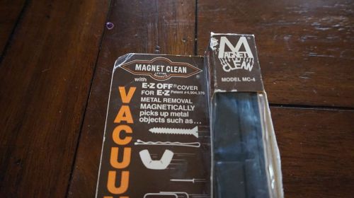 New Magnet Clean Vacuum Protector w/ E.Z Off Cover  MC-4 Heavy Duty Commercial