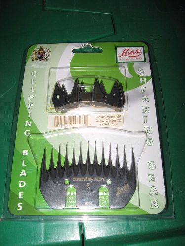 Lister Shearing Countryman 5 Blades Claw &amp; 2 Cutters Cattle Sheep 228-13700 NEW