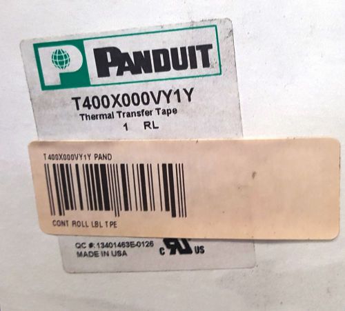T400X000VY1Y PANDUIT CONTROL ROLL LABEL TAPE