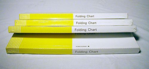 Lot: 4 boxes! Yokogawa Folding Chart paper, B953ABT.