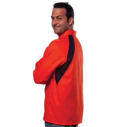 Tillman 6360D Freedom Flex FR Orange Cotton Welding Jacket - 2XL