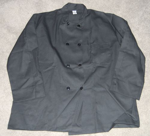 NEW PINNACLE MALE DOUBLE BREASTED PEARL BUTTON CHEF COAT SIZE 2X XXL