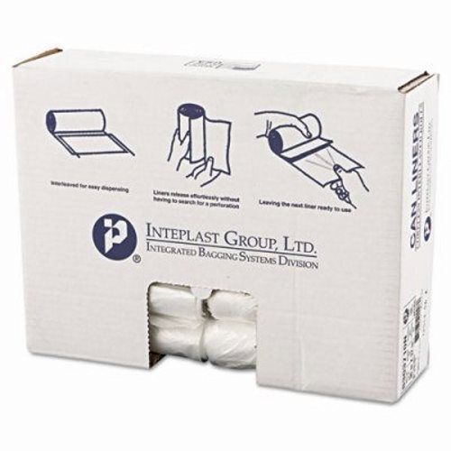High-density can liner, 30 x 37, 30-gallon, 10 mic, clear, 25/roll (ibss303710n) for sale