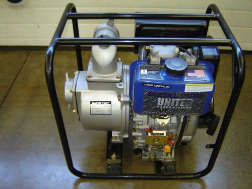 United power systems 3&#034; diesel self priming water pump up-d80p - new for sale