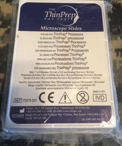 (qty 100) ThinPrep Pap Test Smear Microscope Slides 70373-001 NEW Free Shipping