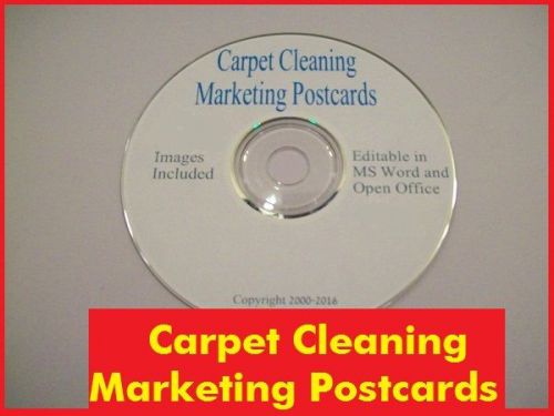 Carpet Cleaning Postcards Business Marketing Sales + Bonus FREE SHIPING