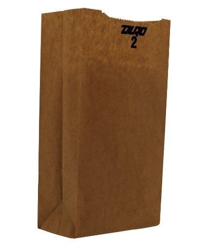 Duro grocery bag, kraft paper, 2 lb capacity, 4-5/16&#034;x2-7/16&#034;x7-7/8&#034; 500 ct, id# for sale