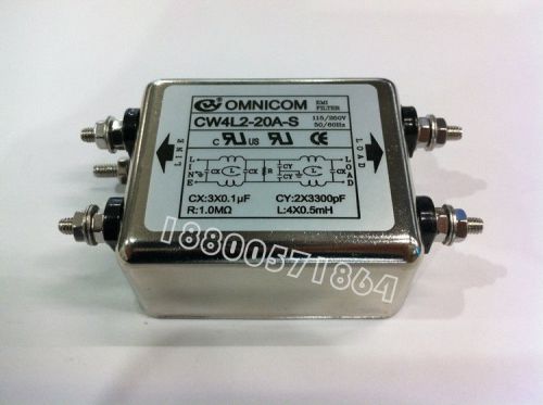 100-250v Taiwan OMNICOM 20A 220V Power Filter Purifier for Switching Power Suppl