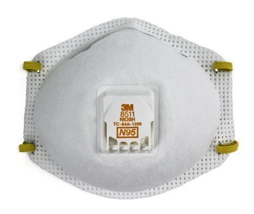 3m particulate respirator 8511, n95 pack of 80 for sale