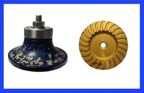Router bits for granite-fragment demi bullnose 20mm &amp; grinding wheel-coarse grit for sale