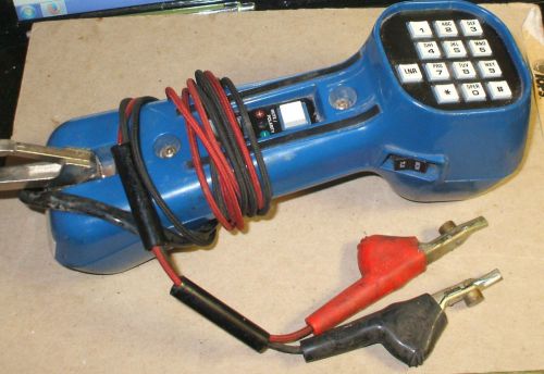 PREMIER PT-311 Butt Test Set Lineman Telephone Handset Tested Working FREE SHIP