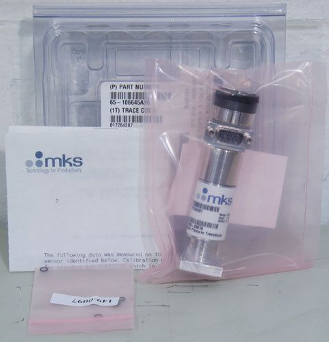 New mks 892b-26616 micro-baratron pressure transducer, asm pn: 65-106645a96 for sale