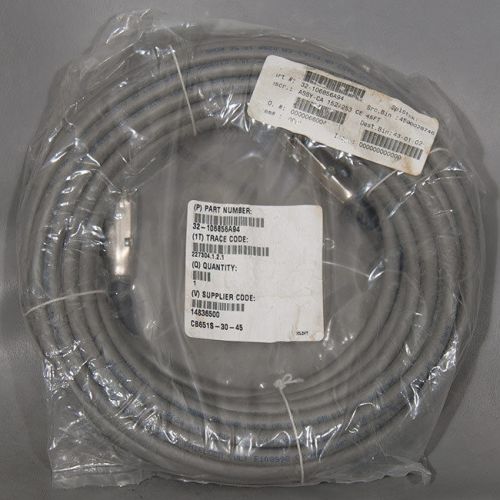 NEW ASM PN: 32-106856A94 45 Ft. Cable Assembly 152/253 CE for MKS Valve/Control