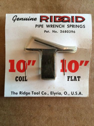 Ridgid 10&#034; Coil &amp; Flat Spring For Pipe Wrench