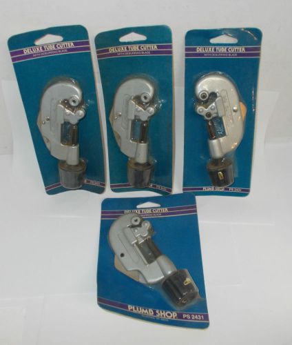 4 Plumb Shop Deluxe Pipe Cutters PS2431, 1/8&#034; to 1 1/8&#034; , New in Package