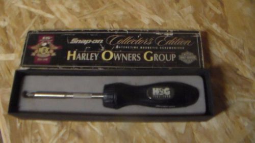 SNAP- ON 15TH ANNIVERSARY HOG COLLECTORS EDITION RATCHETING SCREWDRIVER