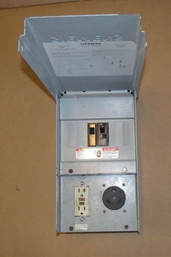 Siemens 80 amp RV Power Outlet box P3US indoor outdoor 30 or 50 amp Camper
