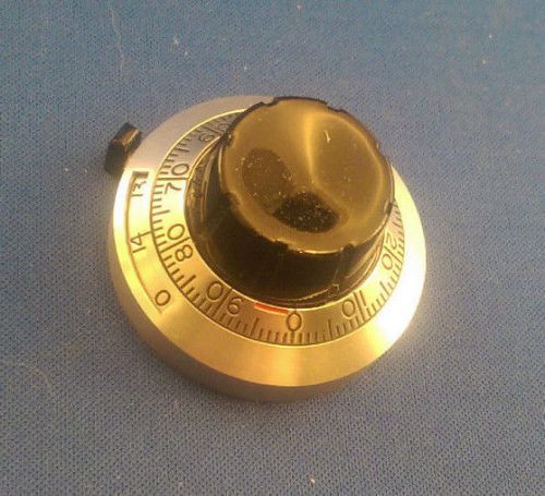 Beckman Helipot Duodial Turns-Counting Dial knob Model RB w/14 count rotation