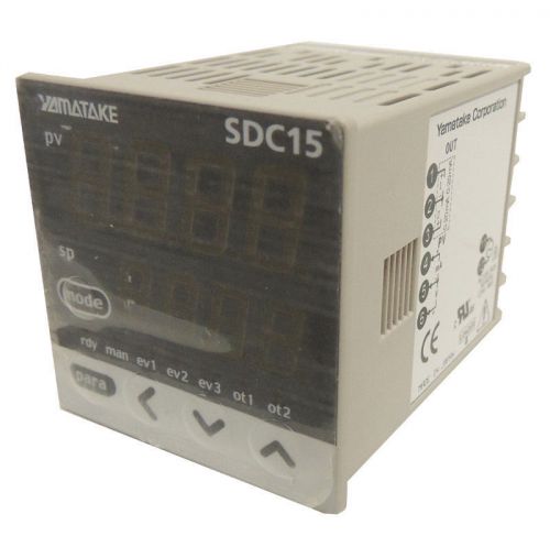 Yamatake Honeywell SDC15 Single Loop Controller 115/230V C15TCCLA0000 / Warranty
