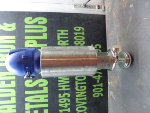 TRI-CLOVER SANITARY VALVE W/ THINK TOP TYPE:7000LS PN:10 SN:A5056055 USED