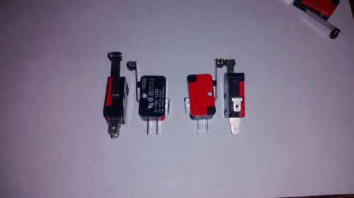 10 pcs mini micro limit switch long hinge roller lever arm spdt snap action for sale