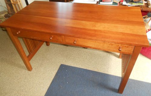 Stickley Computer Desk &amp; Chair in Cherry, Classic