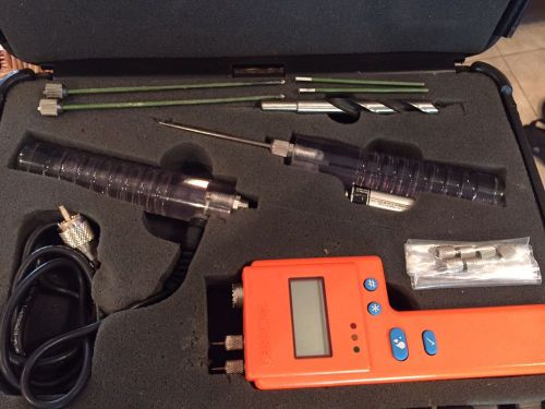 Delmhorst bd-2100 digital eifs moisture meter inspection hard case kit hvac for sale