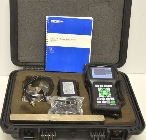 Olympus Epoch LTC Ultrasonic Rugged Handheld Flaw Detector w/Lots Accessories