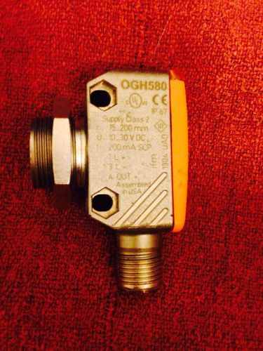 IFM OGH580 Photoelectric Sensor Diffuse 15-200mm  USED