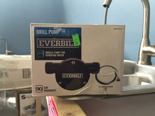 Everbilt drill pump for sale